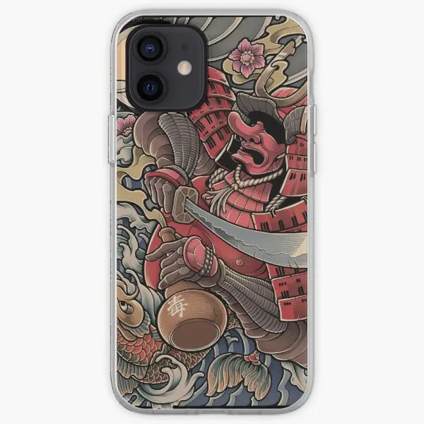 

Чехол Yopparai для телефона с пьяным Самураем для iPhone 6 6S 7 8 Plus 11 12 13 Pro Max Mini 5 5S SE X XS XR Max цветочный узор