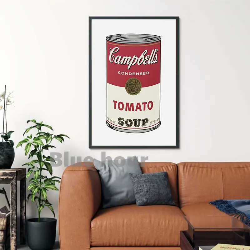 Абстрактные Художественные принты с изображением томатного супа Энди вархола