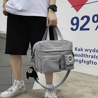 messenger bag mens large capacity tooling function single shoulder bag versatile canvas bag student backpack