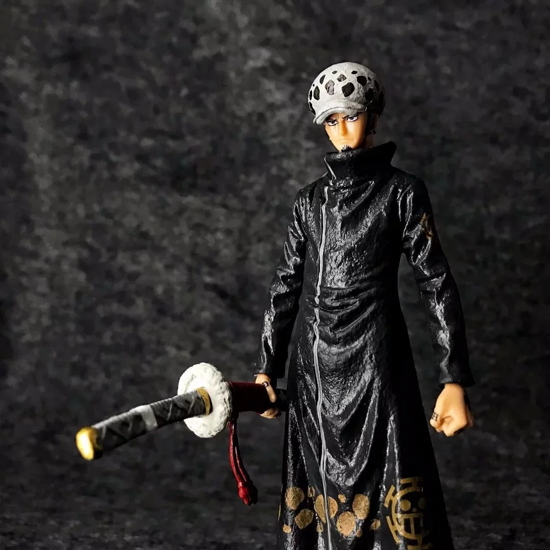 18 см аниме Одна деталь Vol.18 Трафальгар Ло из мультфильмов Черная куртка меч Боевая