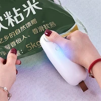 usb rechargeable electric sealing machine portable pressing plastic bag heating sealer 3 gear adjustment open seal bags gh1156