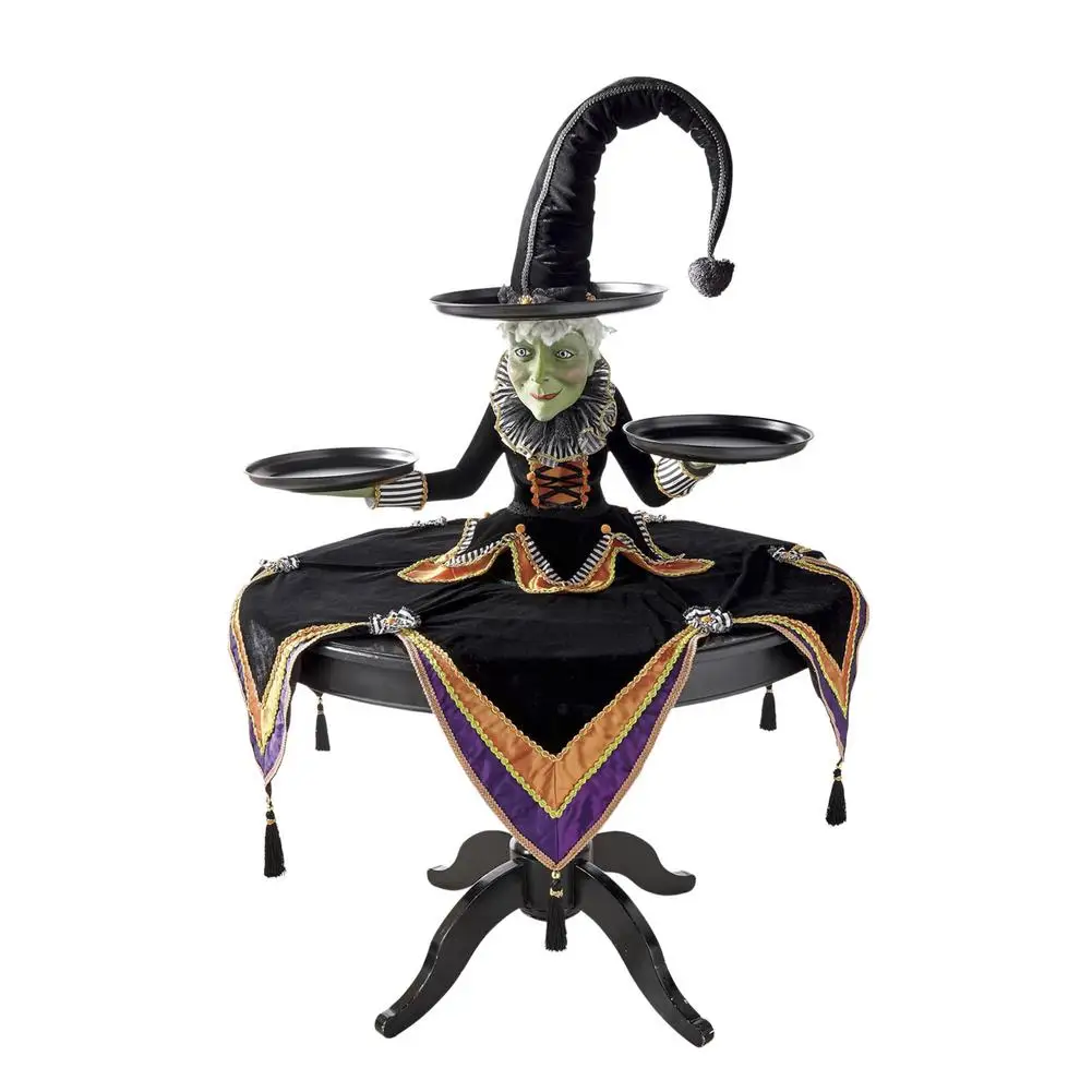 

Настольное украшение в виде мини-ведьмы на Хэллоуин