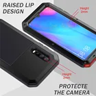 Сверхмощная защита Doom Armor металлический алюминиевый чехол для телефона Huawei Mate 20 Pro P30 Pro противоударный пылезащитный чехол со стеклом
