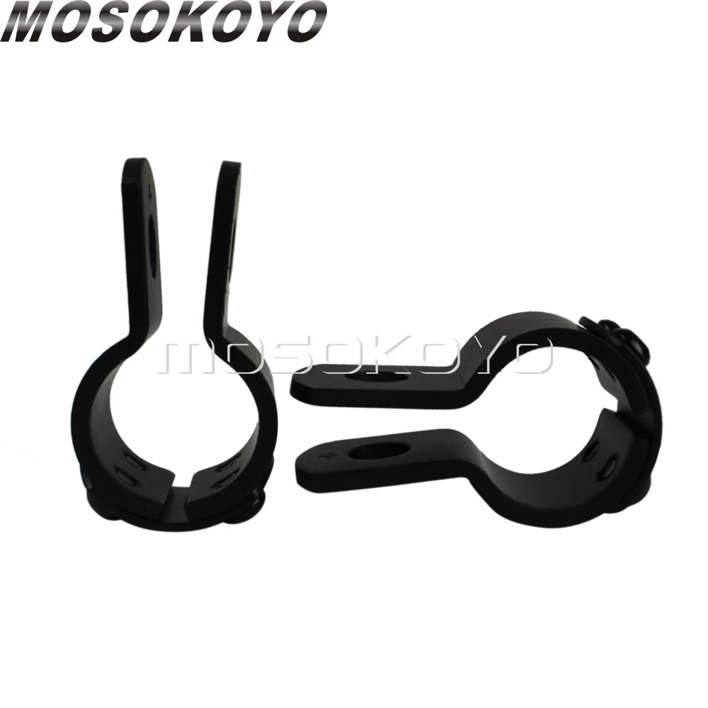 2 шт. черные зажимы для подножки мотоцикла Harley Sportster Touring Dyna FayBoy 28/32/38 мм |