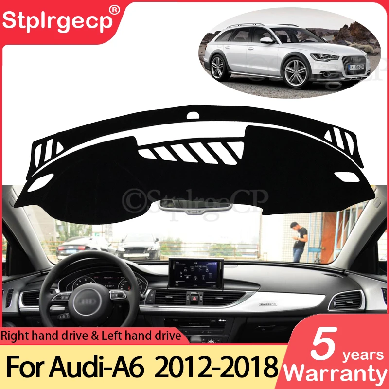 Для Audi A6 C7 2012 ~ 2018 4G Противоскользящий коврик для приборной панели защиты от