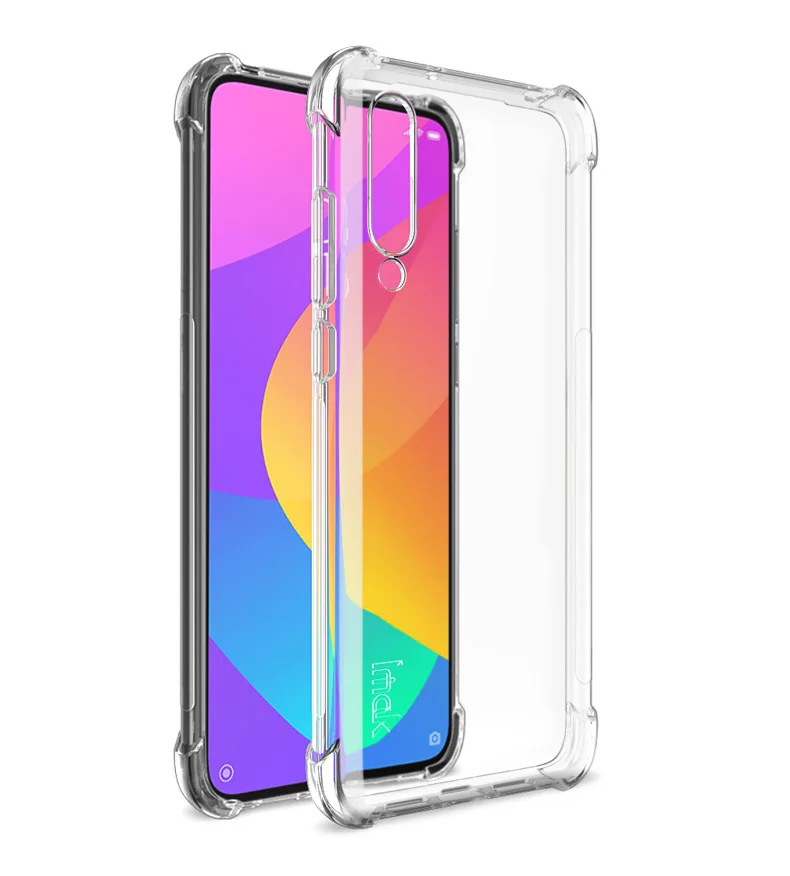 IMAK Xiaomi mi CC9 чехол mi CC9 Силиконовый мягкий прозрачный ТПУ чехол для Xiaomi mi CC9e с пленкой