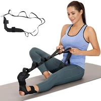 yoga ligament stretch belt stretcher strap resistance band foot rehabilitation leg ankle brace support fitness training brace