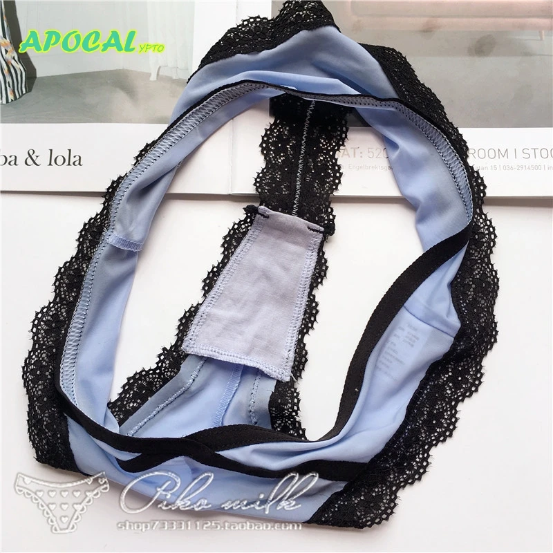 Женские стринги G String Ice Silk кружевные трусики женские сексуальные танга