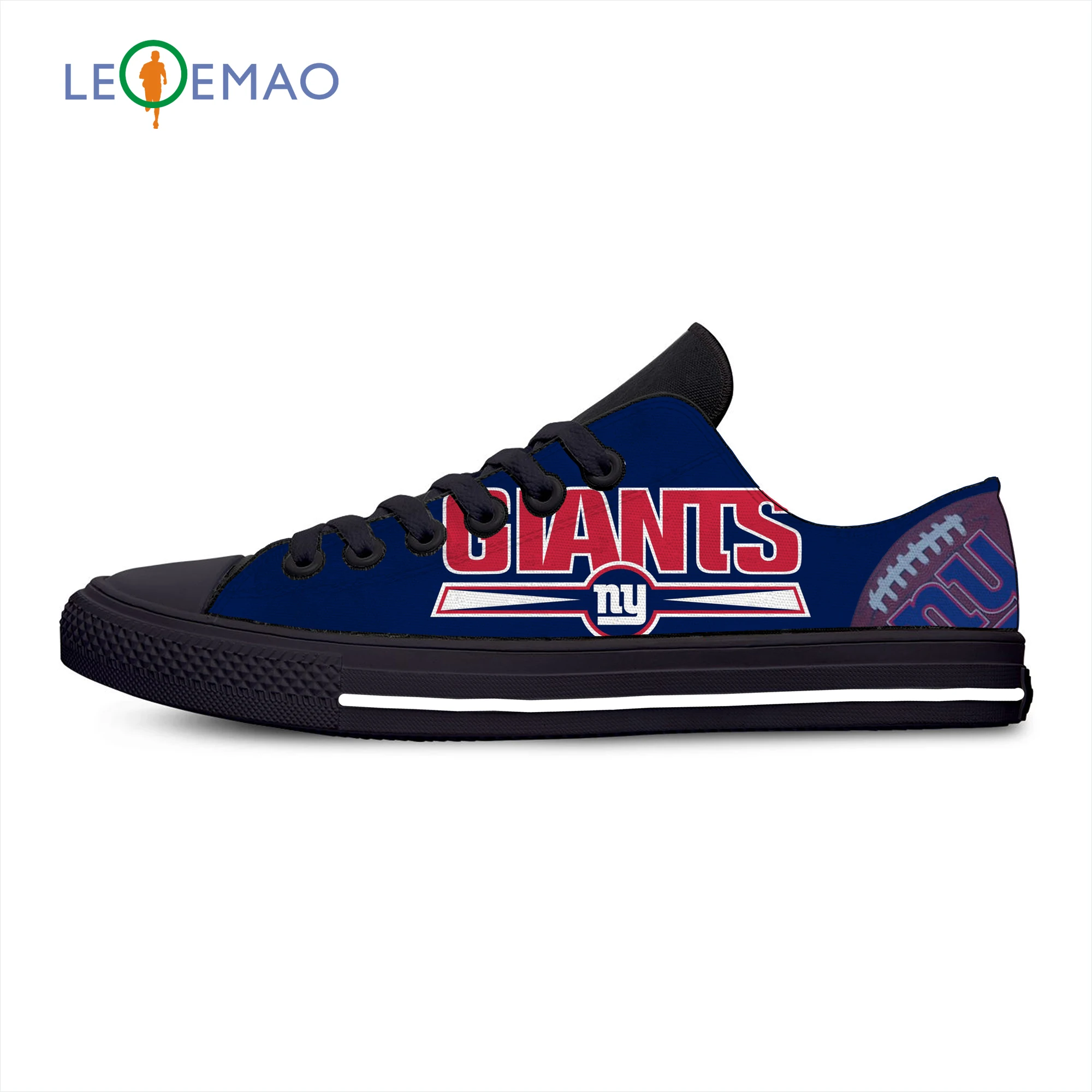 Персонализированные парусиновые кроссовки с логотипом Giants на заказ женская