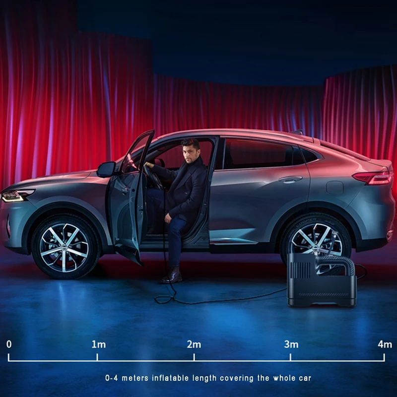 Для Toyota цифровой дисплей Автомобильный беспроводной воздушный насос
