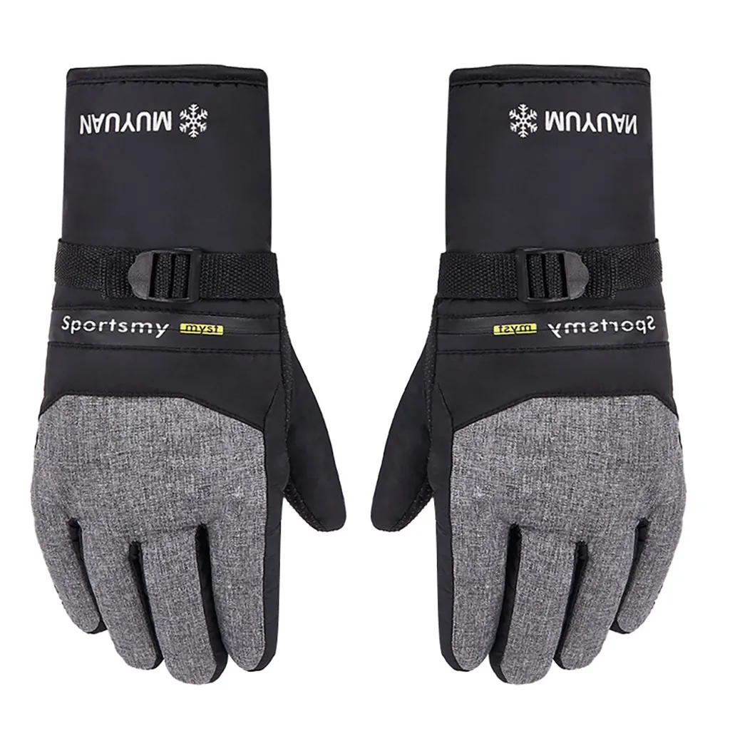 Мотоциклетные Перчатки мужские 100% водонепроницаемые ветрозащитные зимние мото