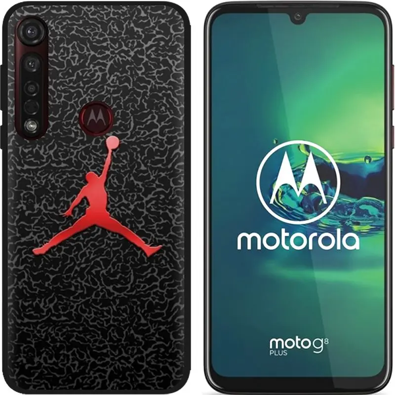 Оранжевый Чехол для Motorola Moto G8 Plus, мягкий матовый чехол с милыми животными и цветочным мрамором для Moto G8 play one macro, силиконовый чехол для телефона s - Цвет: Оранжевый