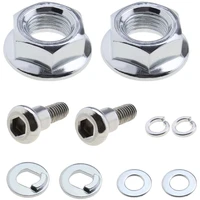 steel scooters rear wheel fixing bolt screw set assembly silver with washer for xiaomi m365 electric scooter accessories