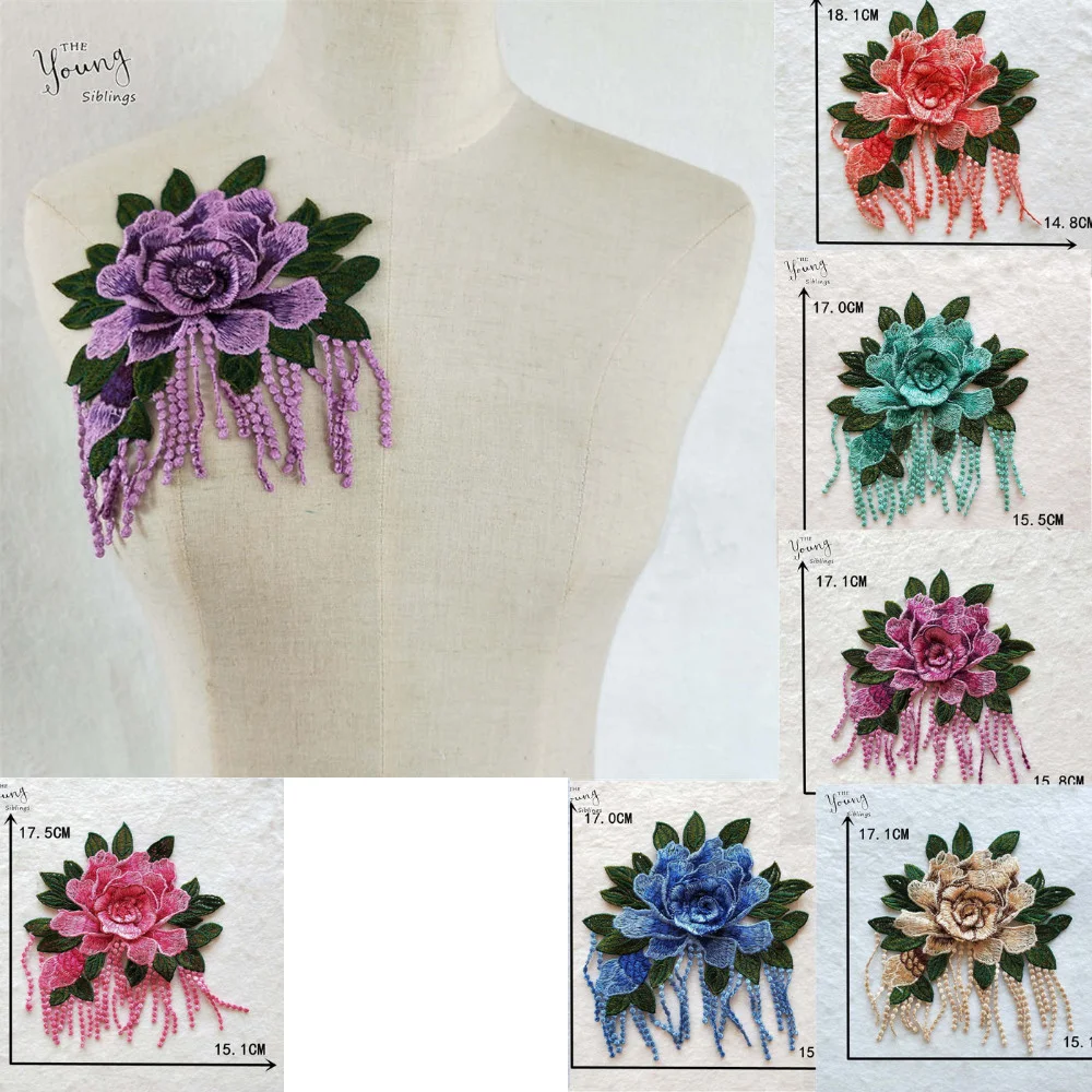 Новое поступление кружевной воротник вышивка аппликация шитье Кружева декольте