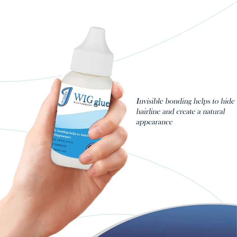 Склеивающий клей невидимый для наращивания волос на сетке жидкий сменный