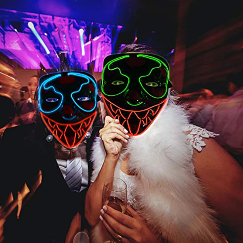 2 шт./упаковка светодиодная маскарадная светодиодный ка для Хэллоуина