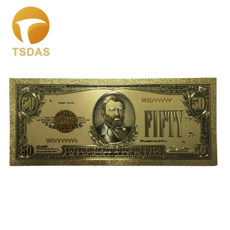 Покрытая 24-каратным золотом разноцветная Ручная работа в подарок 50 долларов