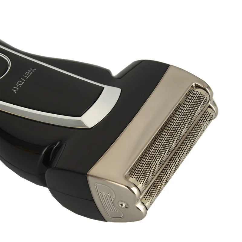 Kemei аккумуляторная бритва для мужчин с двойным лезвием триммер бороды Мужская