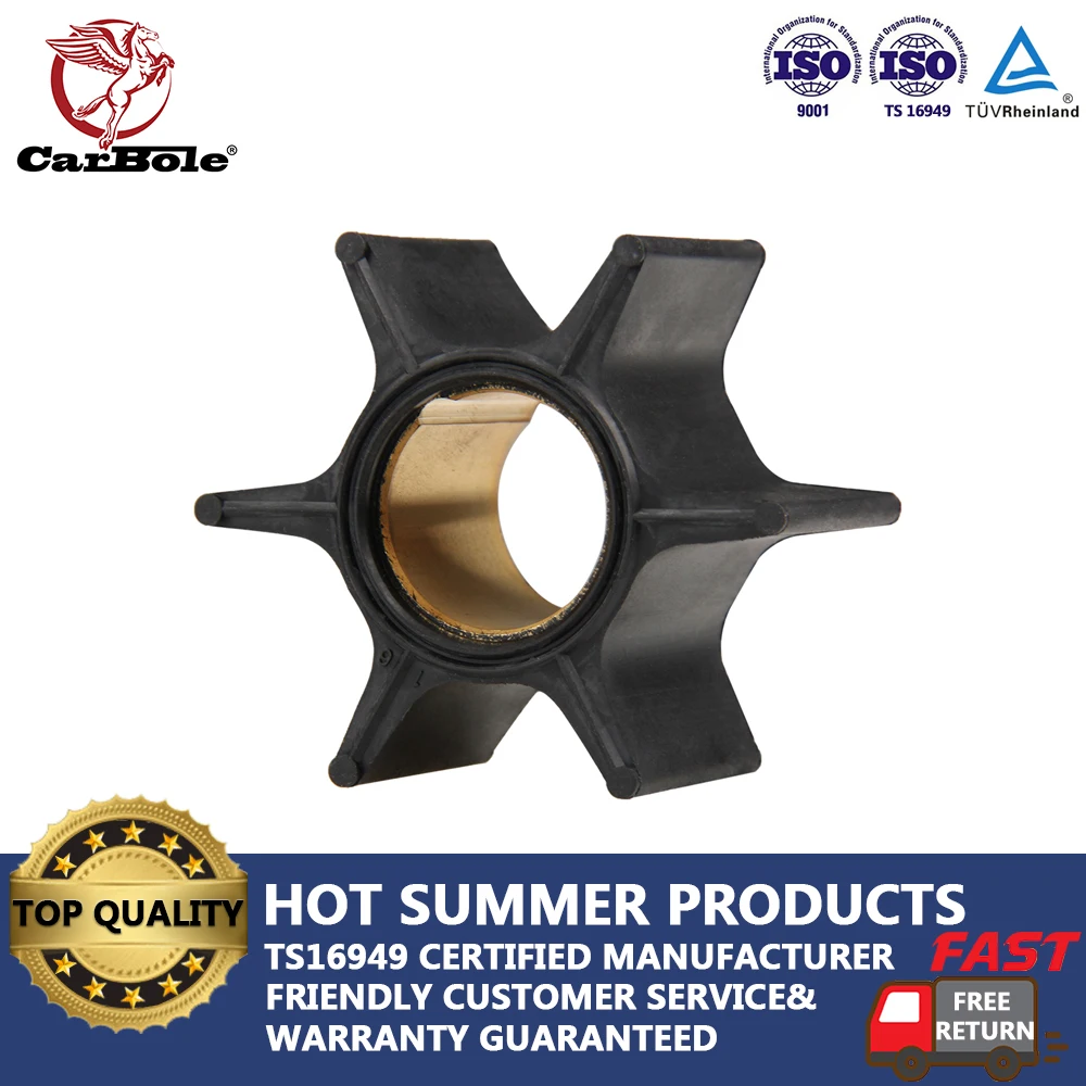 Карбоновая крыльчатка водяного насоса подходит для двигателя Outboards (85 90 120 125 150 HP)