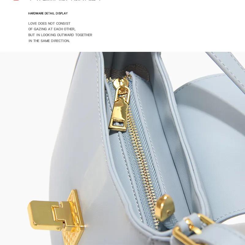 

2021 French Shoulder Bag Ladies High Quality Microfiber Leather Bucket Bag Crossbody Bags for Women Designer Bag Grand Sac Femme