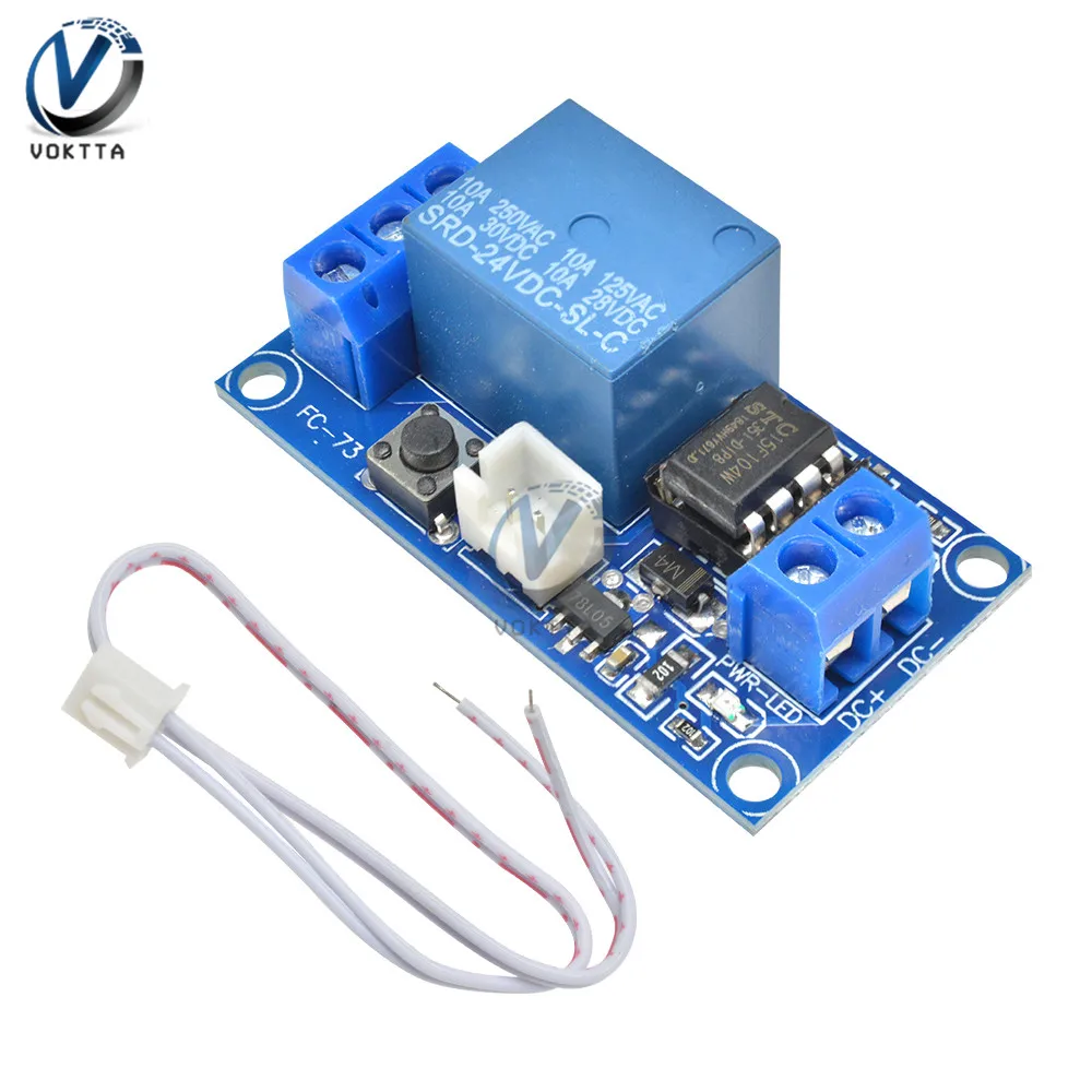 DC 24V самоблокирующееся реле с фиксацией задержки таймера модуль бистабильный