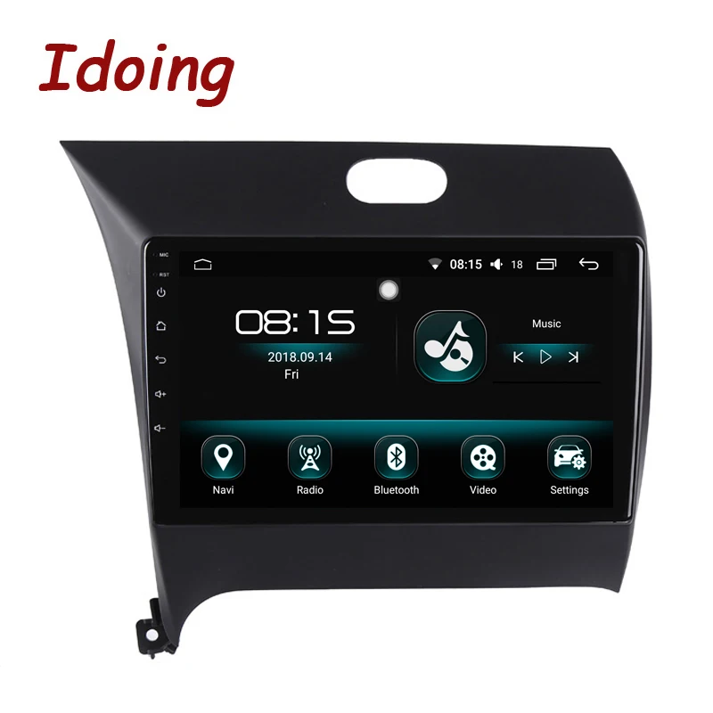 Автомагнитола Idoing с IPS экраном диагональю 9 дюймов 4 Гб ОЗУ 64 ПЗУ Восьмиядерный