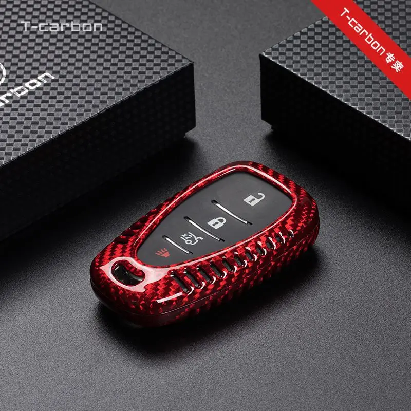 Чехол для автомобильного ключа с дистанционным управлением из углеродного