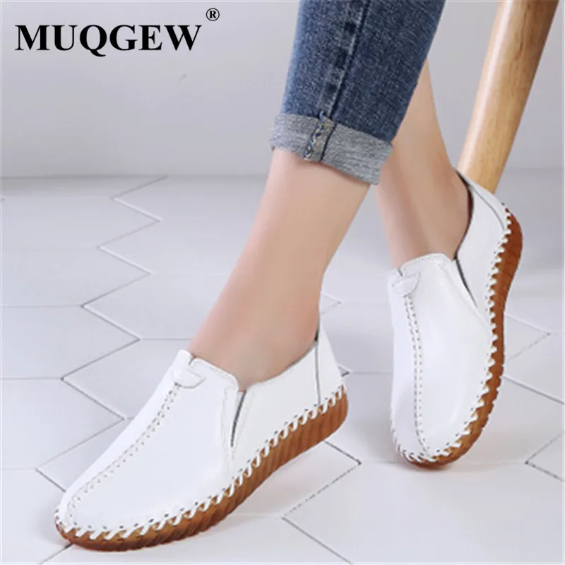 Женские мокасины на плоской подошве черные белые мягкие брендовые дизайнерские