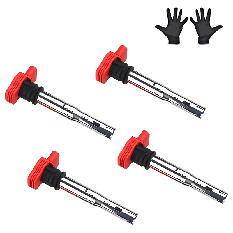Катушка зажигания для VW GTI Rabbit Golf Passat CC Jetta 4 шт. Audi A3/4/5/6 TT Q5/7 R8 S4/5 06E905115E 07K905715F