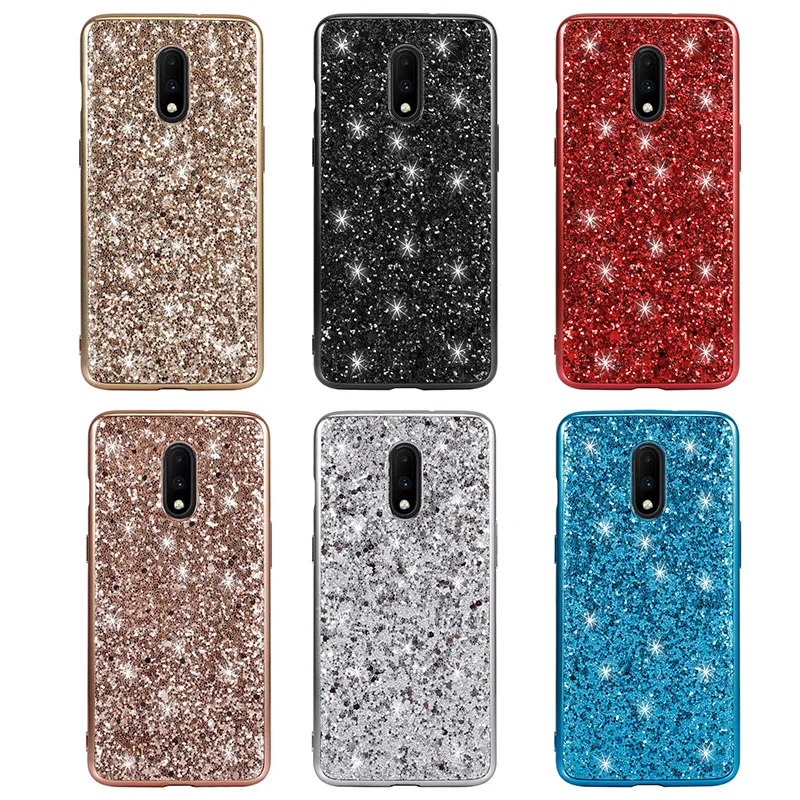ZKFYS роскошный блестящий чехол для телефона Oneplus 7 Pro 6 лет Sequin покрытие