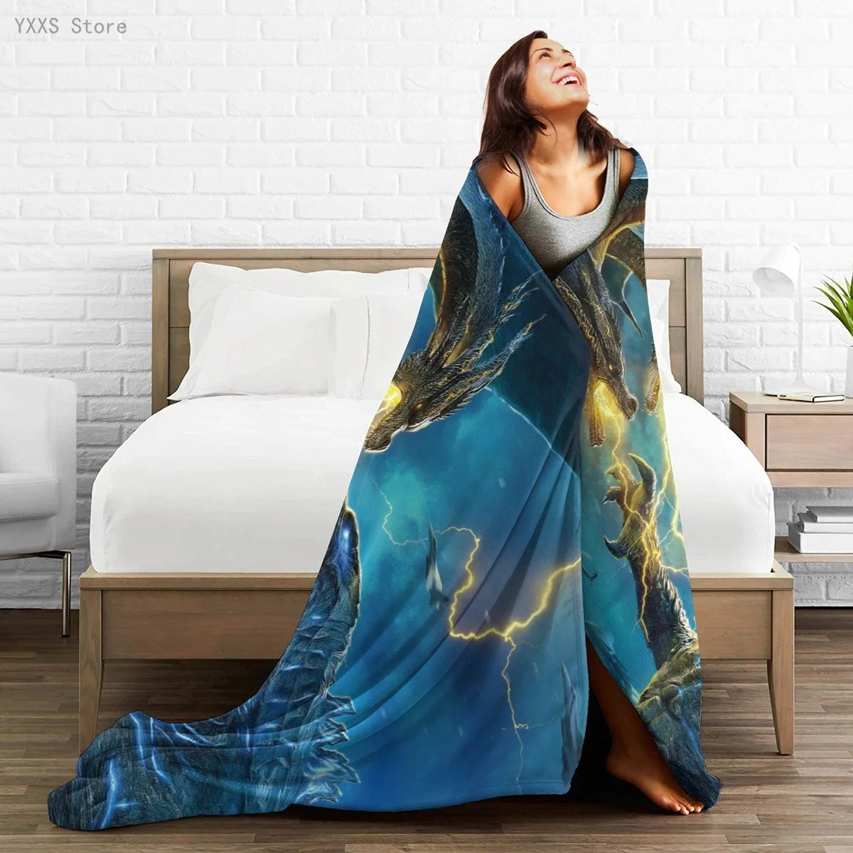 

Anime 3D printed Ultra-Soft Micro Fleece Blanket flannel throw Sherpa bedspread bedding sofa picnic fur soft blanket 300336330