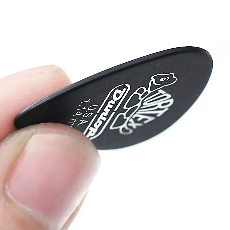 1 pc dunlop tortex black guitar picks bass mediator acoustic electric accessories classic thickness 0 50 60 730 881 01 14mm free global shipping