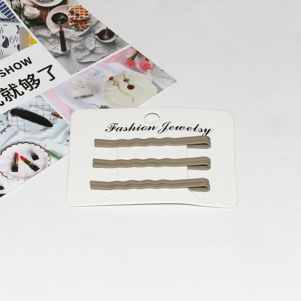 6 шт./компл. заколки для волос карамельных цветов шпильки 5 см волнистые из сплава