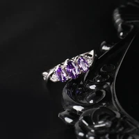 gorgeous color gem ring 100 925 sterling silver creates elegant and exquisite jewelry gift suitable sell at a loss