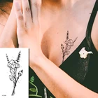 Татуировки Временные водостойкие, летние, черные