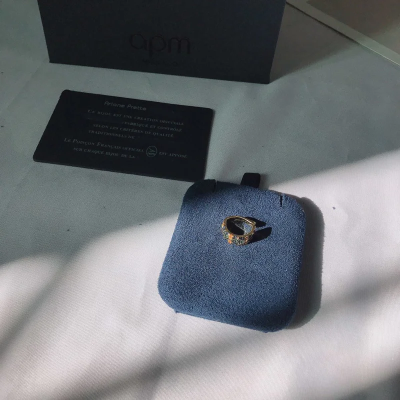 Модный шарм копия 1:1 Большой многоцветный раздвижные моно уха куртка с