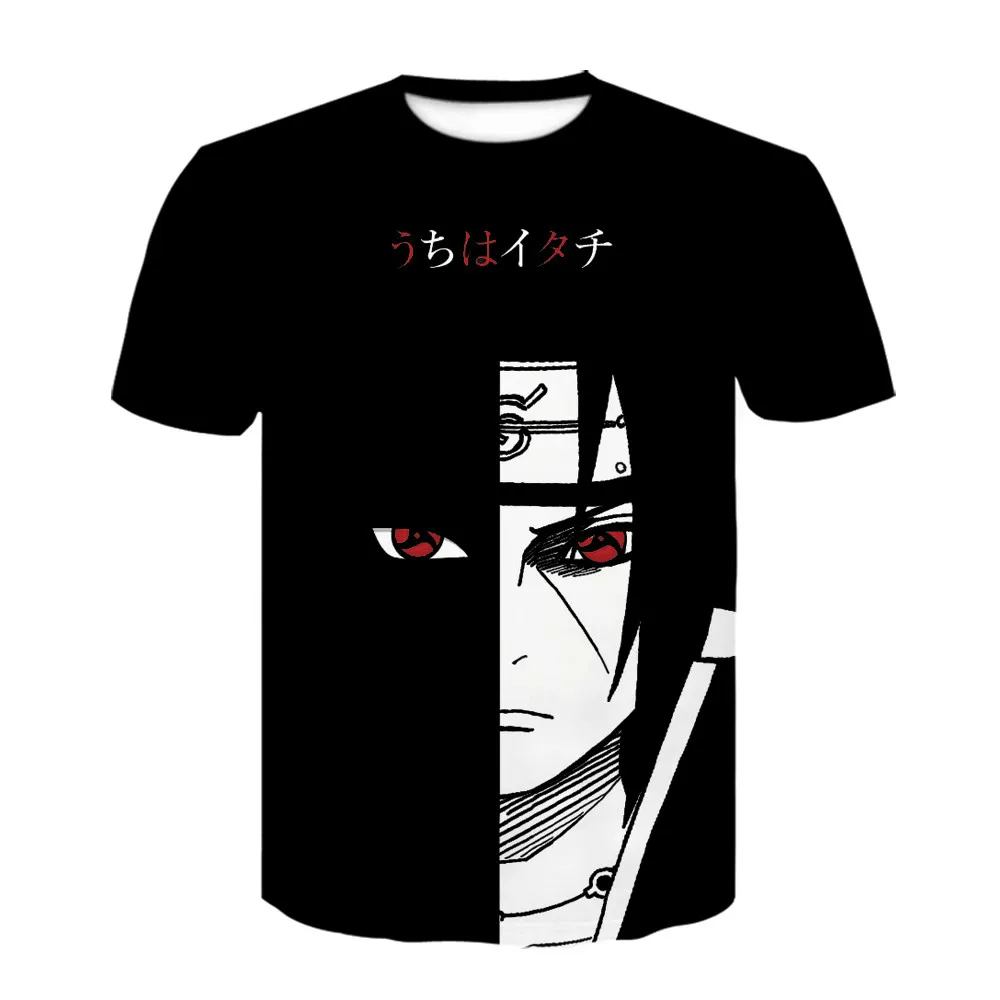 

Hot Selling Japanese Anime Kakashi 3D Men's T-shirt Harajuku Fashion Streetwear 2021 Summer Casual Men's Oversized T-shirt