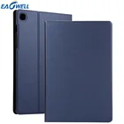 Чехол Funda для Samsung Tab A7, 10,4 дюйма, 2020 дюйма, плоский, искусственная кожа, пробуждениесон, автоматический Умный Магнитный чехол для планшета, искусственная кожа