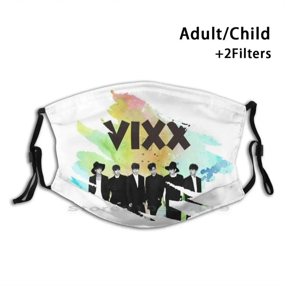 

Vixx дизайнерский Пылезащитный фильтр для детей Kpop Vixx Hongbin Leo Hyuk Ken ложенная акварель Cha Hakyeon красочная музыка