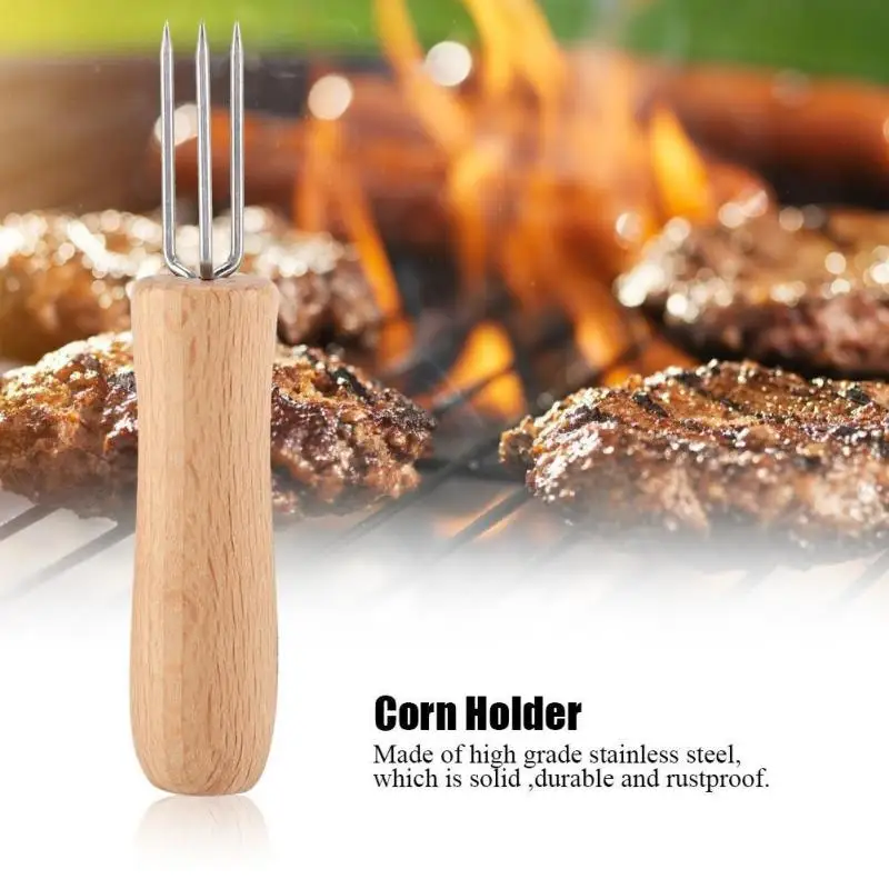 1/2/4 шт. многофункциональная деревянная ручка держатель из нержавеющей стали для