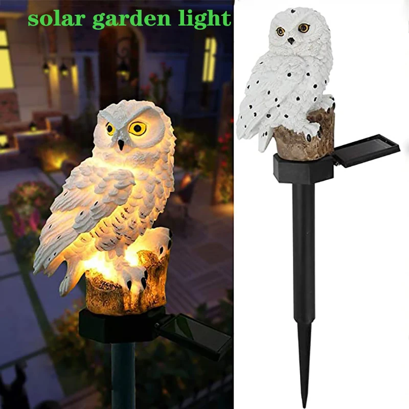 

Owl Solar Light With Solar LED Outdoors Waterproof Light Solar Home Outdoor Yard Garden Solar Decorative Lamp Path Illumination