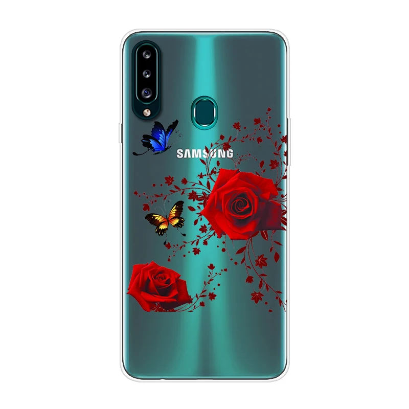 Чехол для Samsung A20s мягкий силиконовый чехол накладка с мультяшным рисунком Galaxy A 20s