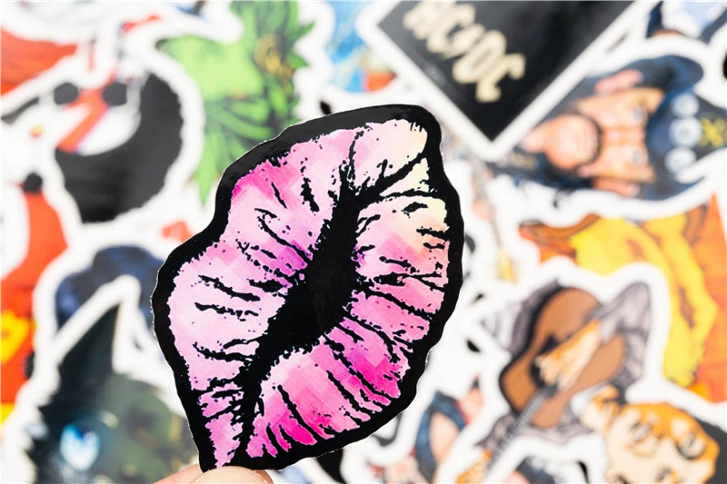 50 шт. Смешанная упаковка Прохладный Рок наклейки комплект пикантные череп ужас