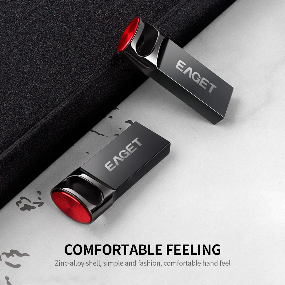 EAGET U81 USB флеш накопитель 128 Гб 64 ГБ 32 металлический u диск USB3.0 Портативный