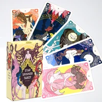 star spinner tarot 81 full color cards oracle divination fate game deck tarot table board games playing card with pdf guidebook