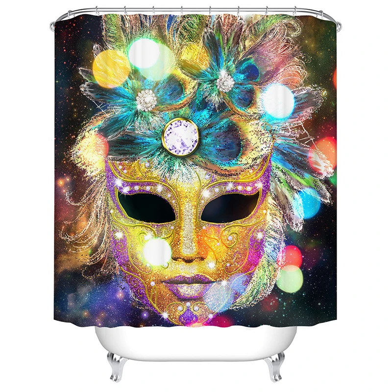 

african girl bathroom curtain shower hot sale African American shower curtain polyester fabric