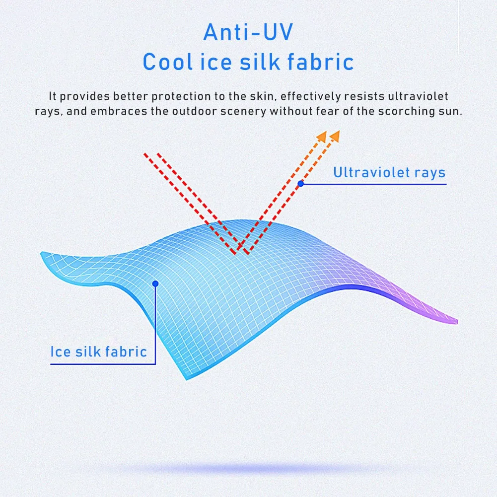 

Special Ice Silk Gloves UV Protection Cooling Touchscreen Gloves For Running Driving Cycling Gloves Men Women