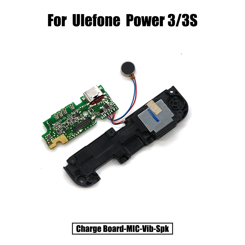 Charge Board-Vib-Spk Для Ulefone power 3/3S плата с зарядным портом USB доска вибратор громкий динамик Ремонт Запасные аксессуары - Цвет: Charge Board-Vib-Spk