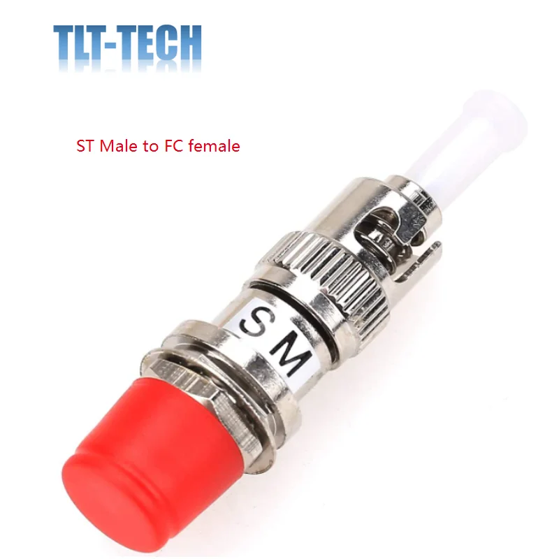 

2 шт./упак. одномодовый 9/125 SM ST штырь-гнездо FC Гибридный оптоволоконный адаптер