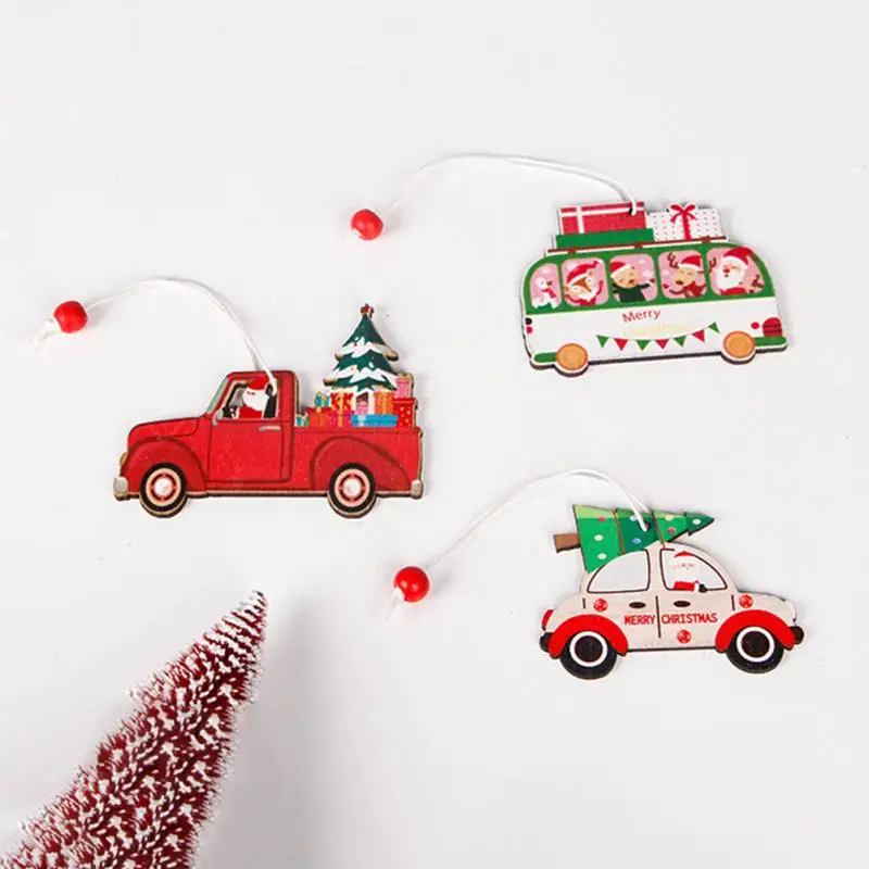 

1 шт., Деревянные Подвески в виде колокольчика для ёлки